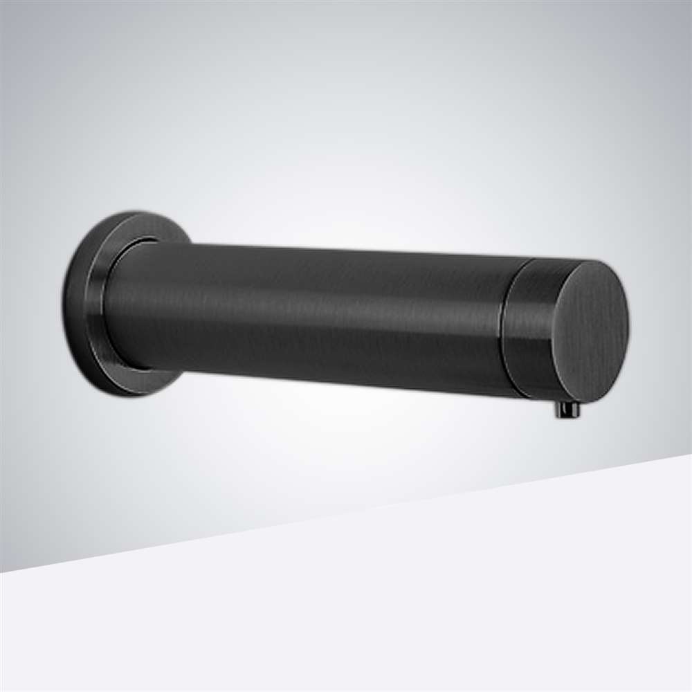 Lima Commercial Matte Black Finish Wall Mount Motion Sensor Soap Dispenser